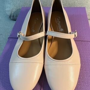 L'INTERVALLE Blush Pink Mary Jane Flats
